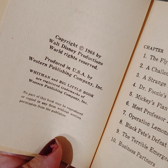 Vintage Mickey Mouse Book - Picture 3 of 5